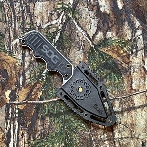 SOG Instinct Mini Small Fixed Blade Knife- 1.9 Inch Full Tang